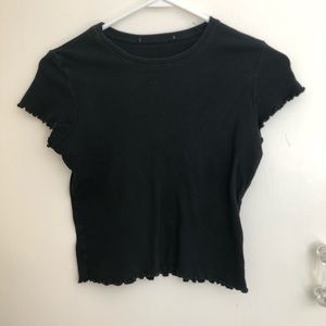 Brandy Melville Lettuce Edge Crop Top